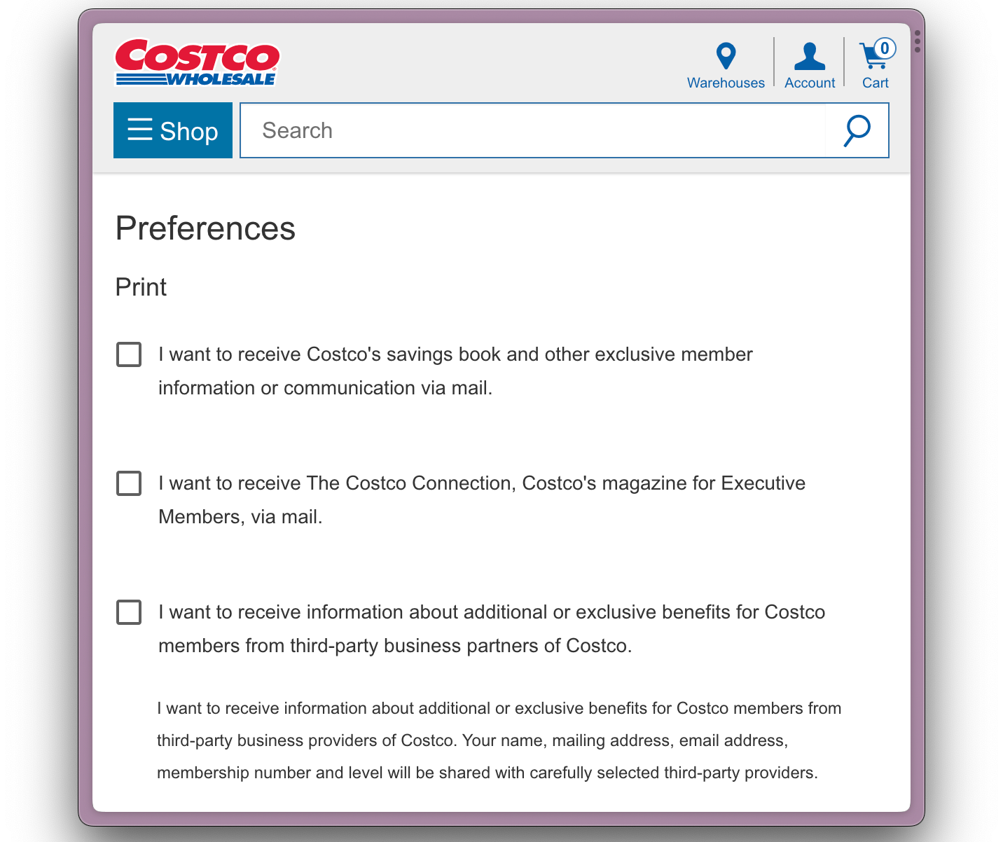 Two Forms Every Costco Member Should Complete